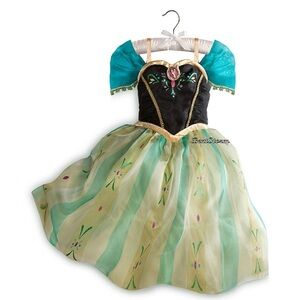 Disney Frozen Anna Dress Size Girls 9 / 10 Fairy Princess Costume Halloween